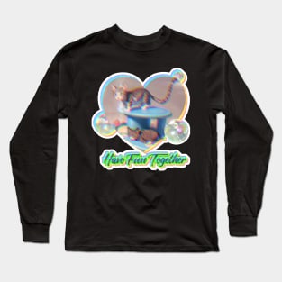 Have Fun Together CatCat Long Sleeve T-Shirt